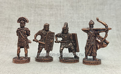 Солдатики из металла 565-061 Римляне (4 шт.) (565-061 н 4 шт) (565-061 н 4 шт)