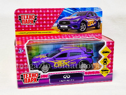 Infiniti QX30 для девочек, металл, цвет-фиолетовый, 12 см, Технопарк