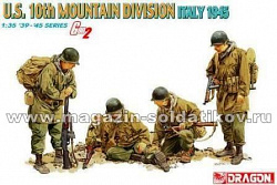 Д Солдаты U.S. 10th Mountain Division. Italy 1945 (1/35) Dragon