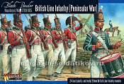 Сборные фигуры из пластика Набор миниатюр British Line Infantry (Peninsular War), 28 мм Warlord - фото