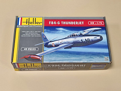 Сборная модель из пластика Самолет 80278 F-84G Thunderjet 1:72 Хэллер (Q445-227) (Q445-227)