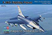 Сборная модель из пластика Самолет F-16C Fighting Falcon" (1/72) Hobbyboss - фото