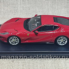 Масштабная модель в сборе и окраске 579-001 LS467A Ferrari 812 Superfast Rosso 70 Anni 1/43 by Look Smart