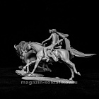 Сборная миниатюра из смолы Охота на бизона II, 54 мм, Altores Studio