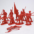 Солдатики из пластика Mexicans 1st series 12 figures in 9 poses (lred), 1:32 ClassicToySoldiers