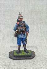 Миниатюра из олова Германский телефонист, 54 мм, Студия Большой полк - фото