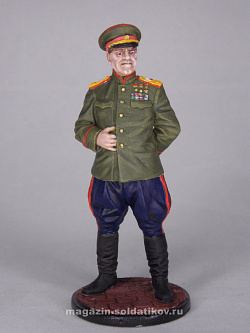 Миниатюра в росписи Маршал Советского Союза Г.К. Жуков, 1945 г., 1:32, Сибирский партизан (СП021) (СП021)