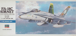 00438 Самолет Американский палубный истребитель F/A-18C Hornet 1/72 Hasegawa