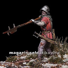 Сборная миниатюра из смолы Война роз. Бильмен №1, 54 мм, V&V Miniatures