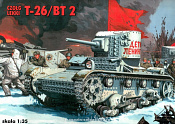 35003 Легкий танк Т-26/БТ,1:35, RPM