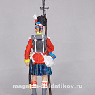 Миниатюра в росписи Сержант шотландской пехоты, 1815 год, 1:32, Сибирский партизан (СП105) (СП105)