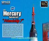 50394 Д Космический аппарат  Mercury spacecraft "Friendship 7" (1/72) Dragon