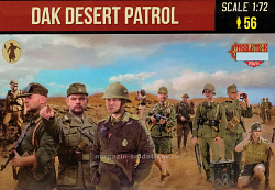 Солдатики из пластика Dak Desert Patrol (1/72) Strelets (М081) (М081)