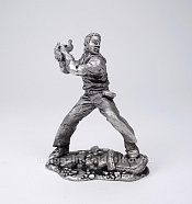 Миниатюра из олова 378 РТ Моряк со связкой гранат, 54 мм, Ратник - фото