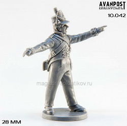 Унтер-офицер артиллерии, 1815, 28 мм Аванпост (10042) (10042)
