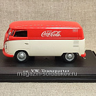 Volkswagen Transporter T1 1962 Coca-Cola красный/белый 1:43, MotorCity (Q307-138) (Q307-138)