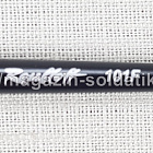 Кисть Roubloff колонок/ круглая 1/ ручка коротк. фигурная черная матовая/ белая обойма