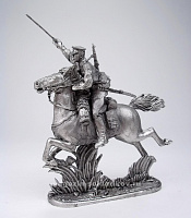 Миниатюра из олова РТ Кавалерист РККА, 54 мм, Ратник - фото