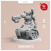 Сборные фигуры из смолы Cyborg 2.0 Brute, 28 мм, Артель авторской миниатюры «W» - фото
