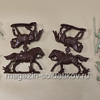 Солдатики из пластика Набор солдатиков №33 «Донские казаки», WWI 1914-18 гг. (фисташков.-кор) 1/32 Инженеръ Басевичъ