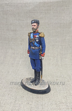 Миниатюра из олова Николай II, 75 мм, Студия Большой полк - фото