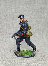 Краснофлотец с п-п Томпсон. Сев. флот, 1941-43 гг. СССР, 54мм, Красный фронт, 54 мм - фото