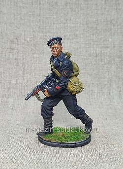 Краснофлотец с п-п Томпсон. Сев. флот, 1941-43 гг. СССР, 54мм, Красный фронт, 54 мм (КФ-019) (КФ-019)