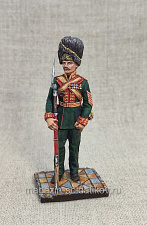 Миниатюра из олова Унтер-офицер Роты Дворцовых Гренадер, 54 мм, Студия Большой полк - фото