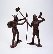 Сборные фигуры из пластика Варвары, набор из 2-х фигур №1 (150 мм) АРК моделс - фото