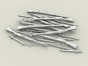 Сборная фигура из смолы SM 3114 Трофейные японские винтовки Арисака (тип 38), 1:35, SOGA miniatures - фото