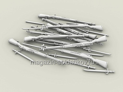 Сборная фигура из смолы SM 3114 Трофейные японские винтовки Арисака (тип 38), 1:35, SOGA miniatures (SM-3114) (SM-3114)