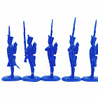 Солдатики из пластика Д54-006 Дополнение к набору «Французская линейная пехота на параде (синий)» Студия Большой полк