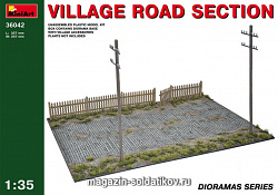 Сборная модель из пластика Фрагмент деревенской дороги MiniArt (1/35)