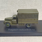 Модель в боксе Автомобили лэнд-лиза М14A (Ford 6) - ремонтная мастерская 1/72 (Q208-150) (Q208-150)