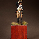 Сборная фигура из смолы SM 5401 Прусский мушкетерский полк фон Иценплиц. 1756–1763 гг., 54 мм, SOGA miniatures (SM-5401) (SM-5401)