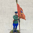 Старшина погранвойск со знаменем, 1941 г., 54 мм, Студия Большой полк (ИЛ1729.14.01.54) (ИЛ1729.14.01.54)