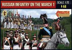 Солдатики из пластика Russian Infantry on the March 1, (1/72) Strelets (212) (212)
