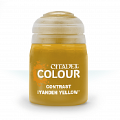 Сборные фигуры из пластика 29-10 CONTRAST: IYANDEN YELLOW, краска 18 мл - фото
