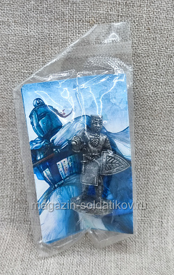 Солдатики из металла Солдатик 40 мм в упаковке, серия «Ледовое побоище». Ландрин (565-015/05) (565-015/05)