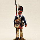 Миниатюра из олова Генадер 45-го пехотного полка Цвайфеля. Пруссия 1806 г, Студия Большой полк