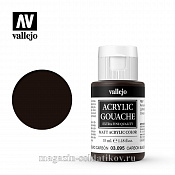 Гуашь-темпера, Марс черный (03), 35 мл, Vallejo - фото