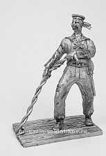 Миниатюра из олова 261 РТ Японский моряк, 54 мм, Ратник - фото