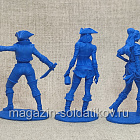 Солдатики из мягкого резиноподобного пластика Пиратки №2, набор 6 шт, 1/32 Soldiers. Есть