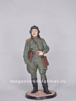 Миниатюра в росписи Гвардии майор, командир танкового батальона, 1945 год. СССР, 1:32, Сибирский партизан (СП146) (СП146)
