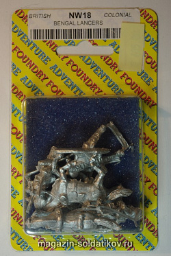 Фигурки из металла NW 18 Бенгальские драгуны, (28 mm) Foundry