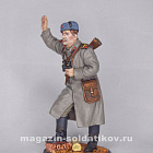 Миниатюра в росписи Старший сержант - артиллерист, командир орудия, 1943-45 гг. СССР, 1:32, Сибирский партизан (СП148) (СП148)