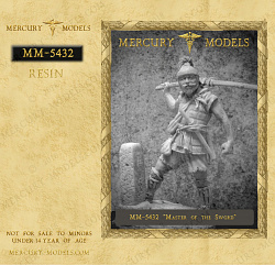 Сборная фигура из смолы Master of the Sword, 54 mm. Mercury Models