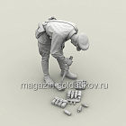 Сборная фигура из смолы SM 3127 Лейтенант РККА с трофейным миномётом Тип 89. Халхин-Гол. 1939 г., 1:35, SOGA miniatures (SM-3127) (SM-3127)