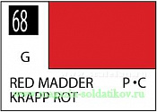 Краска художественная 10 мл. красная марена, глянцевая, Mr. Hobby. Краски, химия, инструменты - фото
