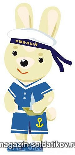 Игоровой набор из картона для девочек. Заяц Умбум (249 01) (249 01)